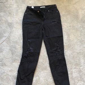 Black pac sun ripped jeans